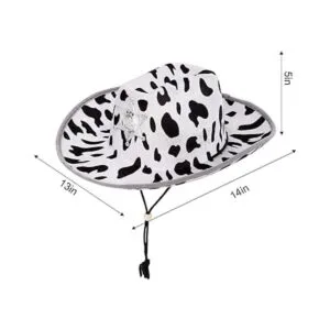 Spooktacular Creations Paquete de 2 sombreros vaqueros de_3