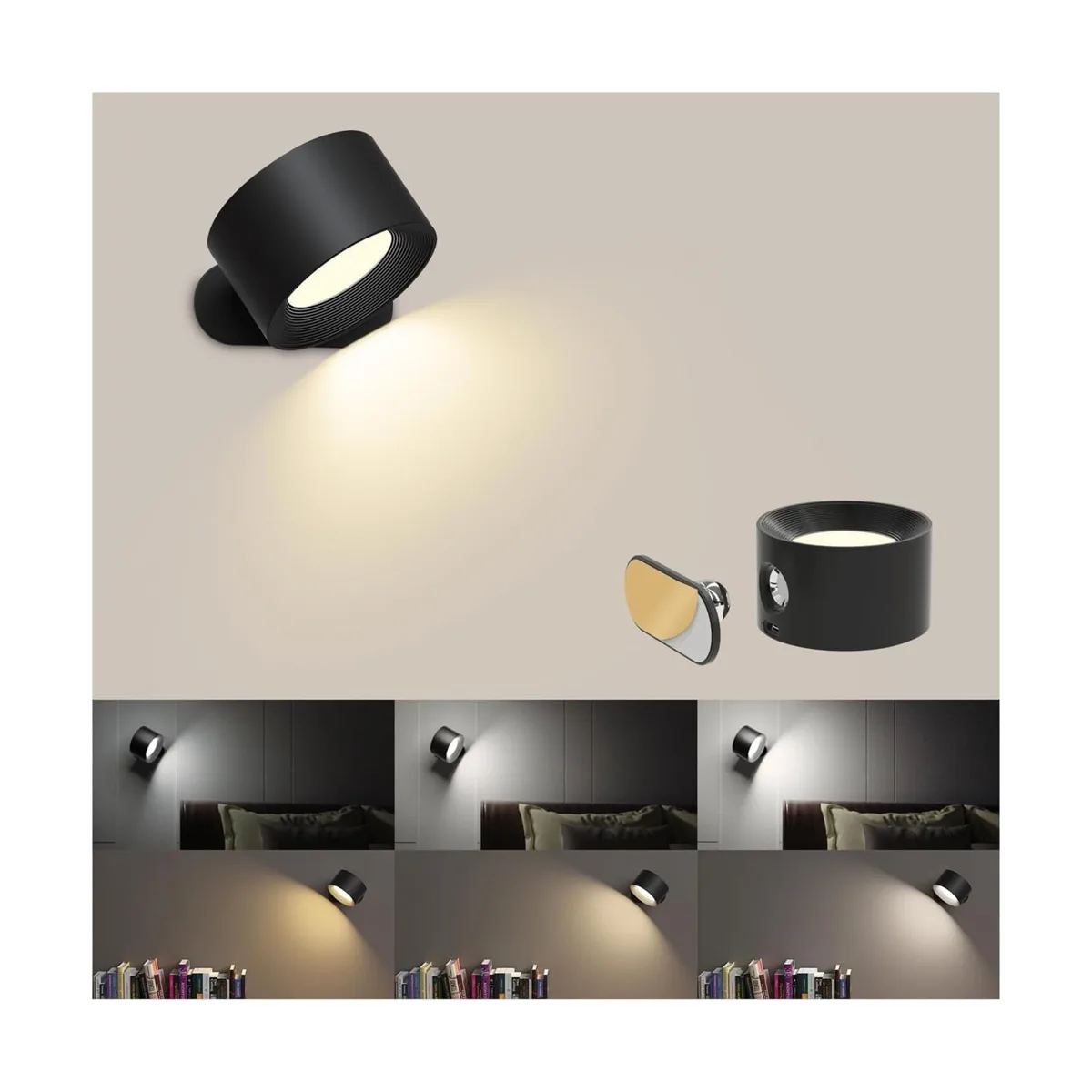 AKSDA Apliques de pared LED con pilas luces inalámbricas_1