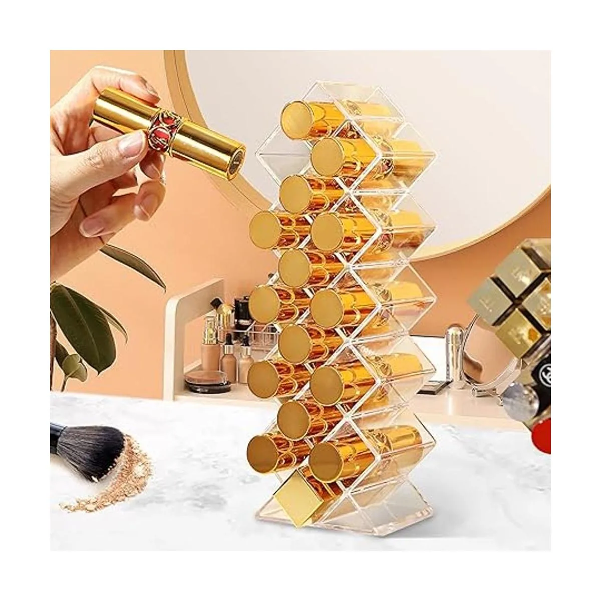 Paquete de 3 soportes para lápiz labial Lolalet 48_5