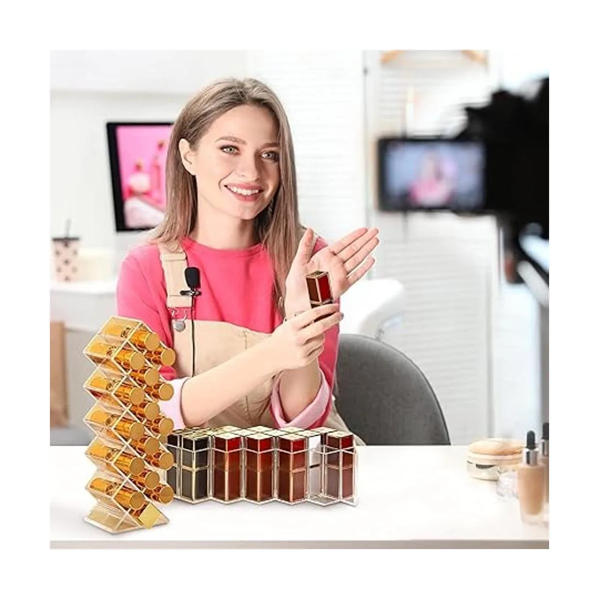 Paquete de 3 soportes para lápiz labial Lolalet 48_6