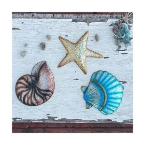 3 piezas de metal para decoración de pared de playa_4