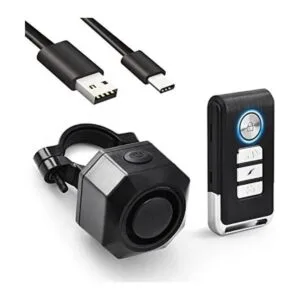 NineLeaf Alarma antirrobo para bicicleta con soporte_1