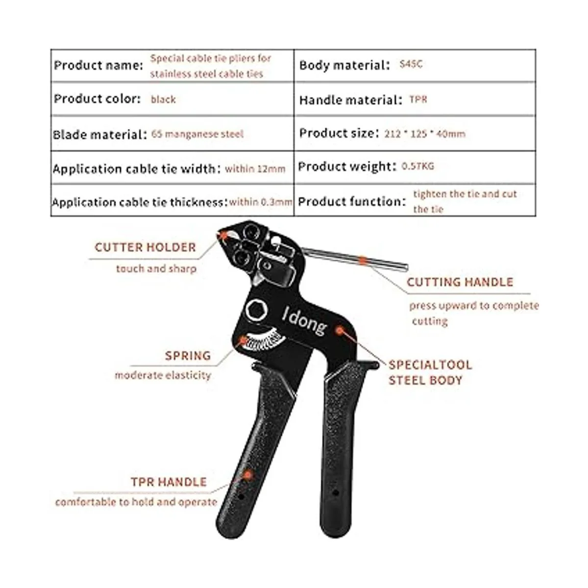 NC Idong Kit de de corbata de metal de_2