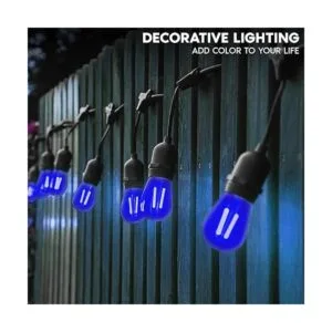 Luxrite S14 Edison Bombilla LED azul 0.5 W bombillas_2