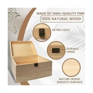 Paquete de 1 caja grande de madera sin terminar de 10.8 x_3