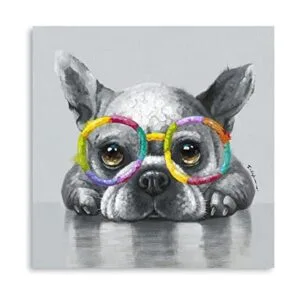 Lindo lienzo para perro arte de pared lienzo divertido_1