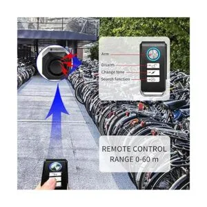 NineLeaf Alarma antirrobo para bicicleta con soporte_5