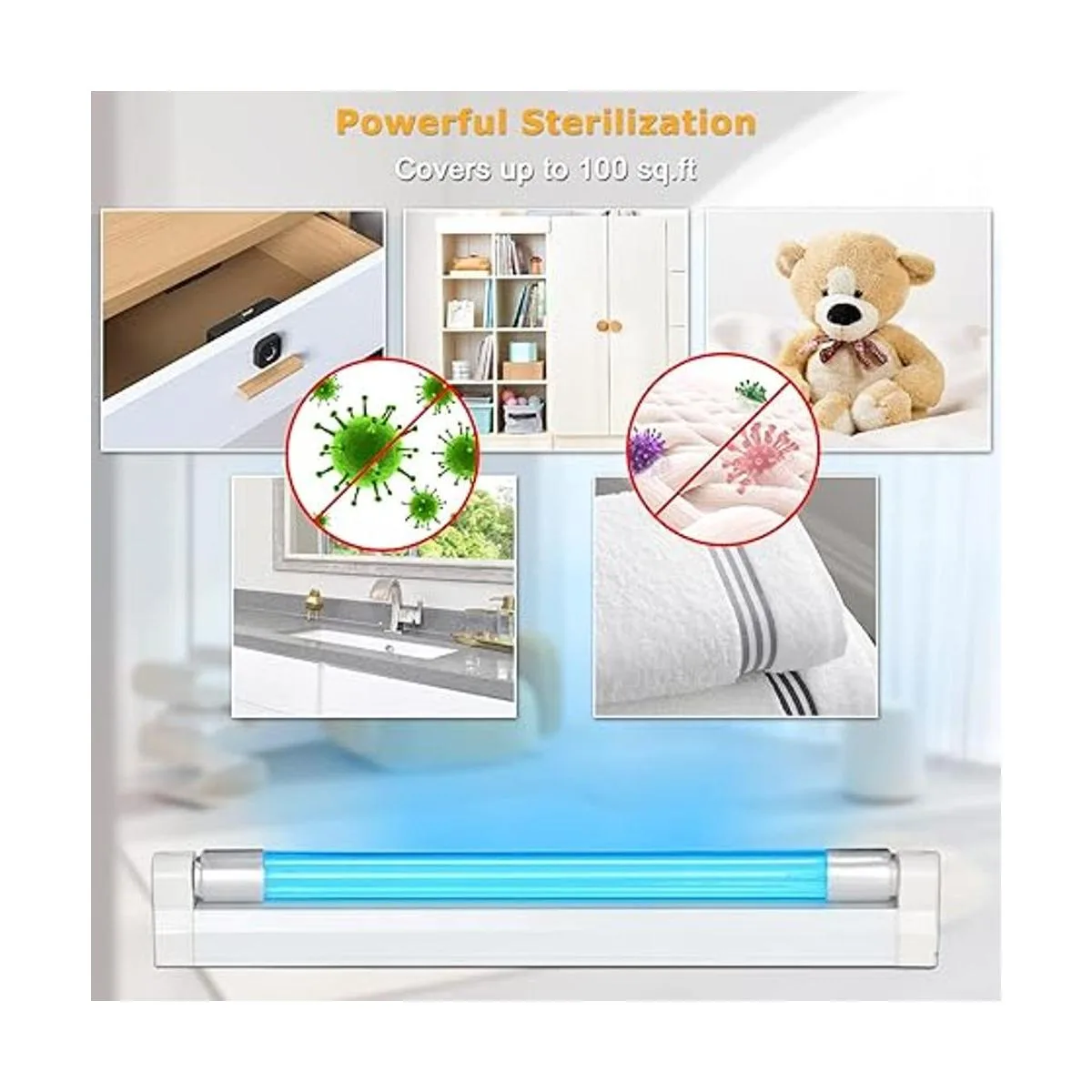 Lámpara UVC sin ozono desinfectante de bombilla UV_2