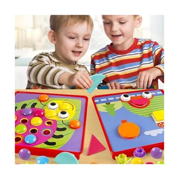 TINOTEEN Juguete de arte con botones para niños pequeños_6