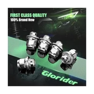 Tuercas de lengeta M12x1.5 cromadas 20 tuercas de_5