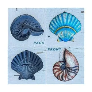 3 piezas de metal para decoración de pared de playa_3