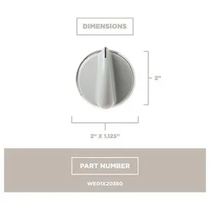 WE01X20380 Perilla de control de lavadora eléctrica general_5