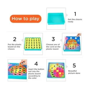 TINOTEEN Juguete de arte con botones para niños pequeños_5