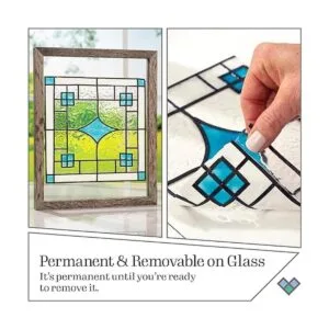 Gallery Glass Kit de ventana de privacidad 4 piezas GG_6