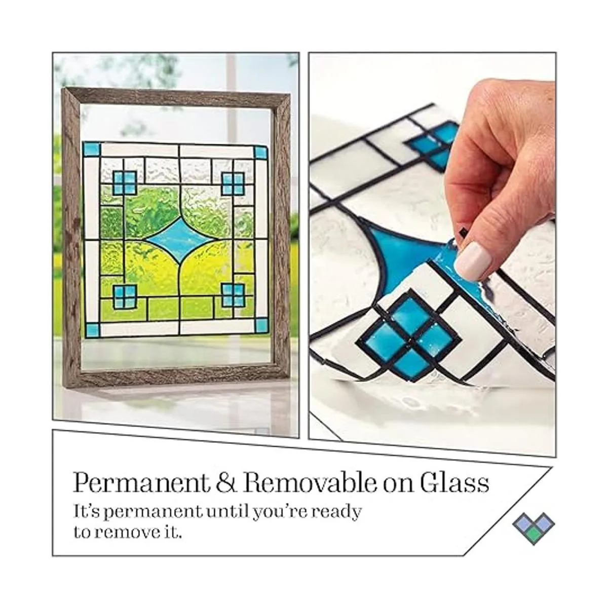 Gallery Glass Kit de ventana de privacidad 4 piezas GG_6