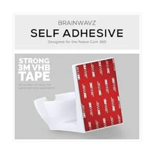Brainwavz Soporte de pared adhesivo para Nooie Cam 360_6