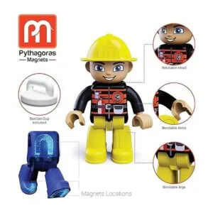 Phytagoras Juego de juguetes magnéticos de construcción_4