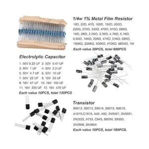 YUEONEWIN Kit de surtido de componentes electrónicos_4