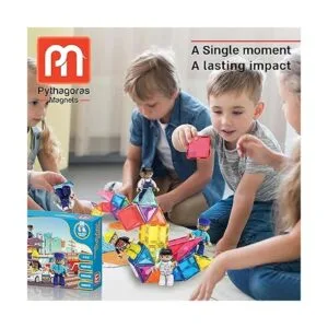 Phytagoras Juego de juguetes magnéticos de construcción_3