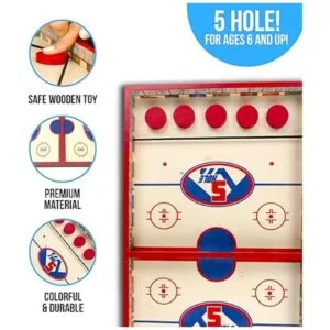 Regal Games Juego de disco de hockey de dedo divertido y_3