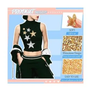 120 piezas de apliques de diamantes de imitación de_3