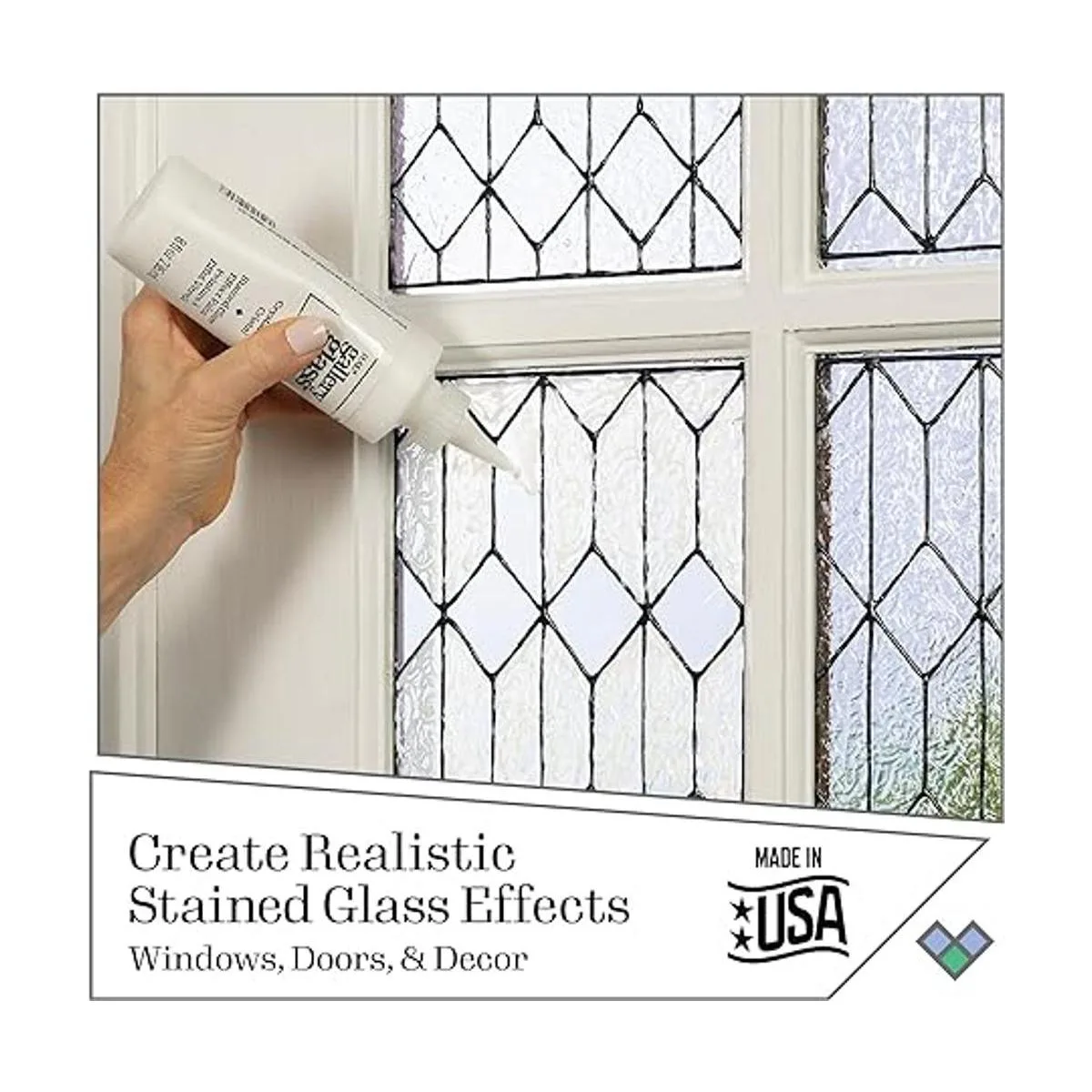 Gallery Glass Kit de ventana de privacidad 4 piezas GG_4