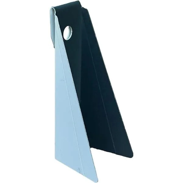 Cuña de canalón blanca de 5 pulgadas para fascia en_2