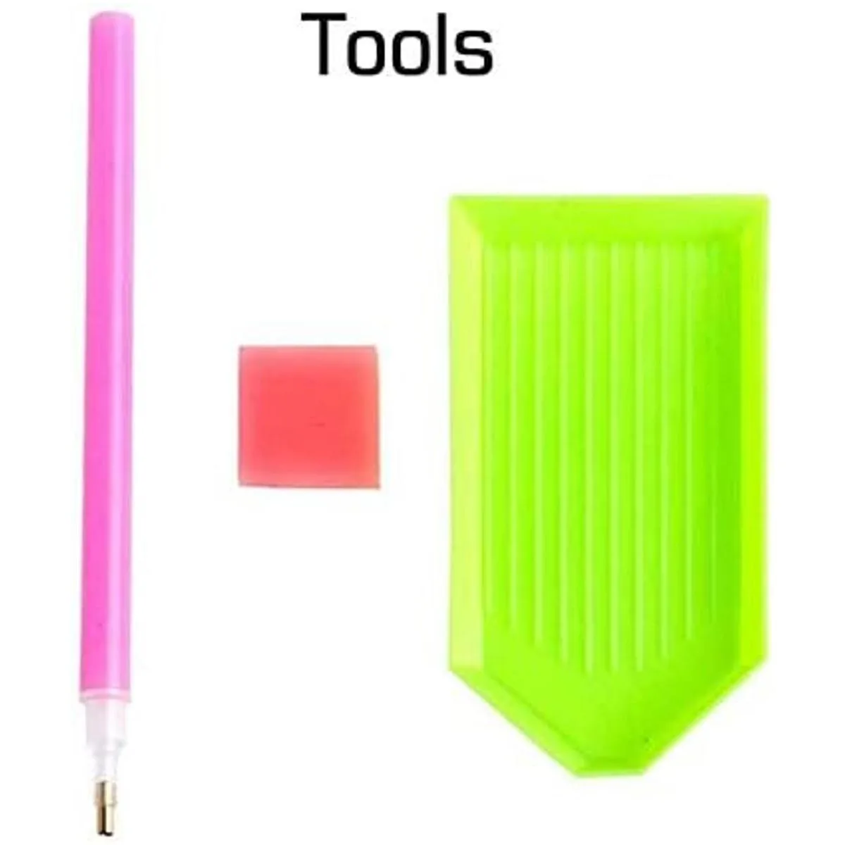 Kit completo de pintura de diamante 5D color blanco y_6