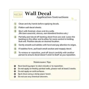 Sweet Jojo Designs Calcomanías de pared grandes para_3