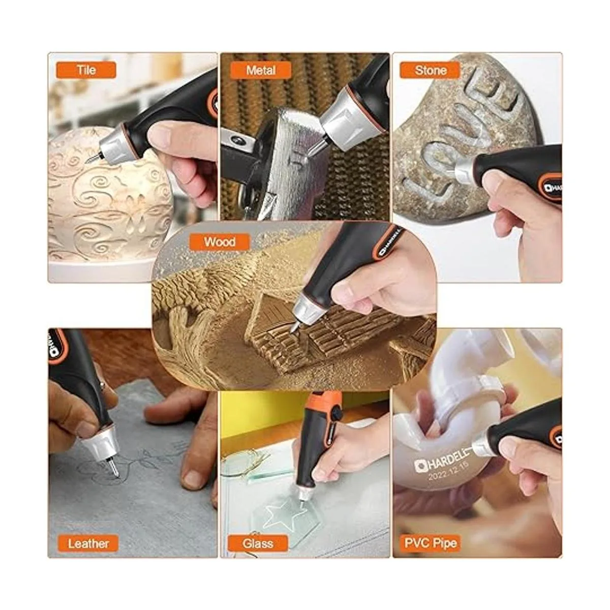 HARDELL Bolígrafo grabador de 24 W herramienta de_5