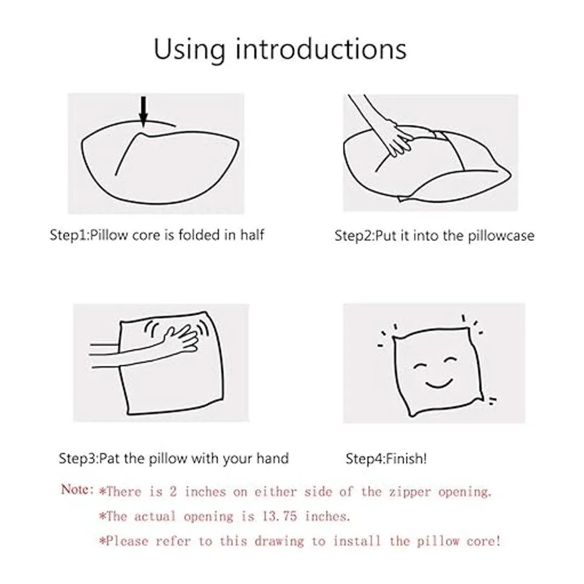 Smilyard Juego de 4 fundas de almohada de piña de 18 x 18_7