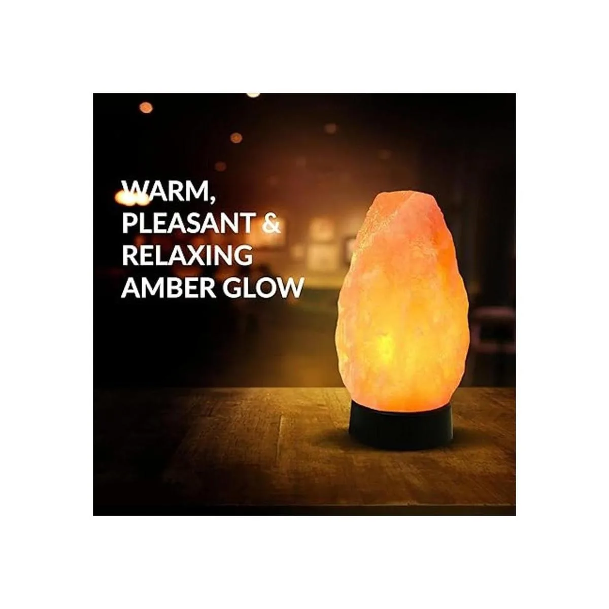 Himalayan Glow Lámpara de sal USB multicolor base de_4