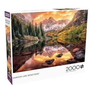 Buffalo Games Maroon Lake Reflection Rompecabezas de_3