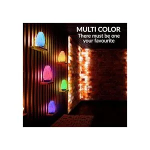 Himalayan Glow Lámpara de sal USB multicolor base de_5