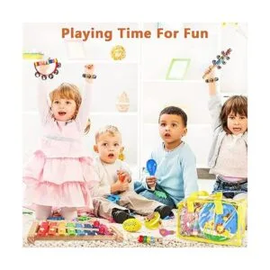 Juego de instrumentos musicales para niños 20 piezas de_4