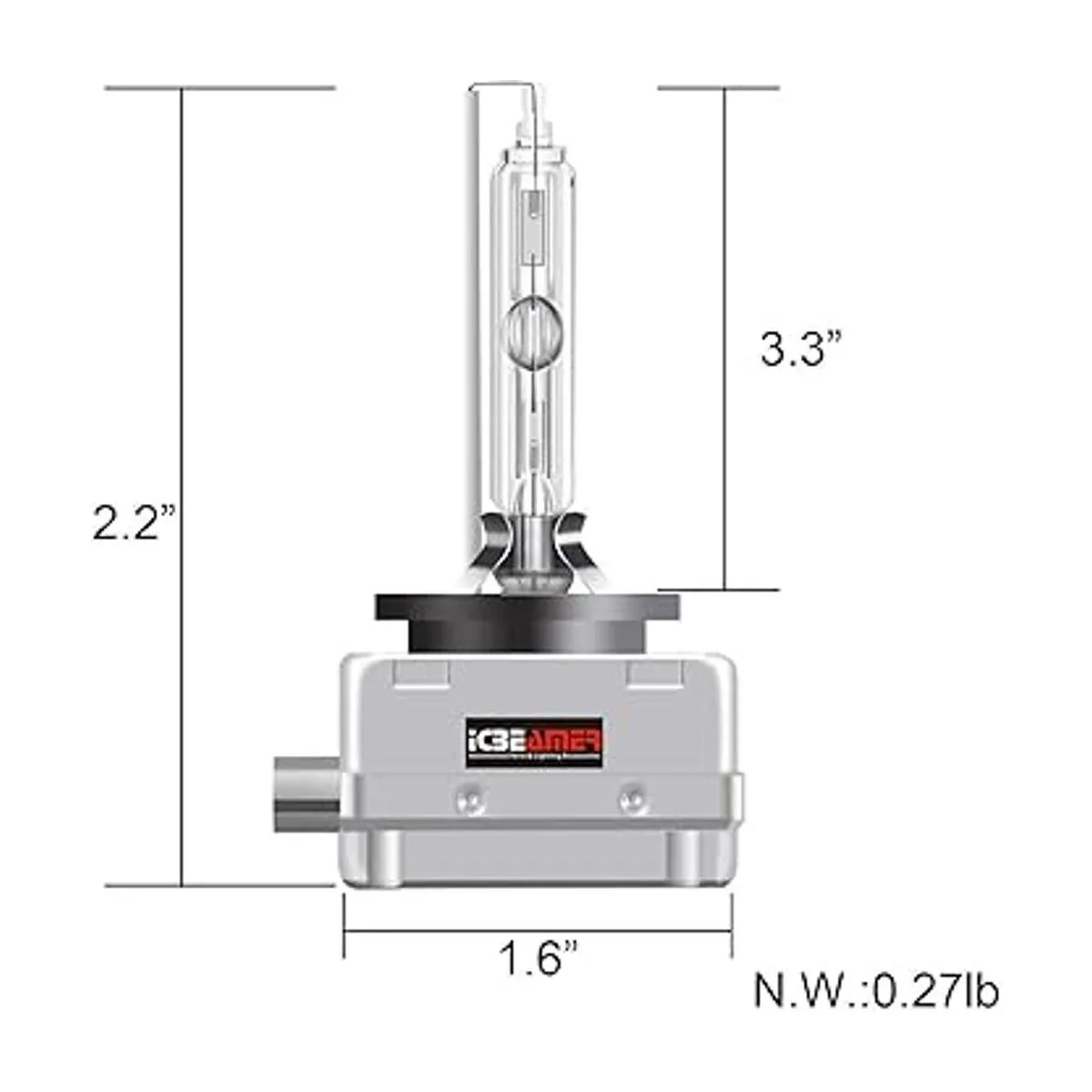 ICBEAMER 6000K D1R D1C D1S Xenon HID Reemplazo directo de_6