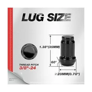 Tuercas de llanta ATV 3824 paquete de 16 tuercas Polaris_2