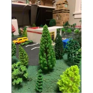 OrgMemory 70 árboles de modelo mixto arbustos de escala_4