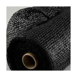 10 Wide Poly Burlap Mesh Black 10 Yard Great for Outdoor_2