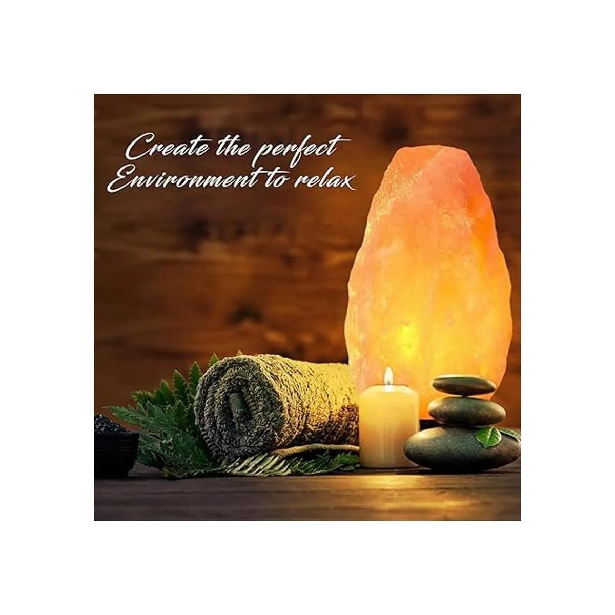 Himalayan Glow Lámpara de sal USB multicolor base de_6