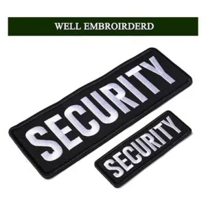Harsgs Parches de seguridad parches bordados de gran_2