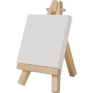 Zingarts Juego de mini lienzos con caballete paquete de_5