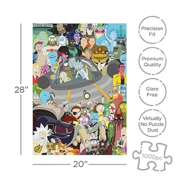 AQUARIUS Rompecabezas fundido de Rick and Morty_2