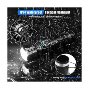 Goreit Linterna de alto lúmenes recargable 20000 lúmenes_7