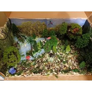 OrgMemory 70 árboles de modelo mixto arbustos de escala_3