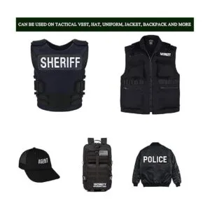 Harsgs Parches de seguridad parches bordados de gran_4