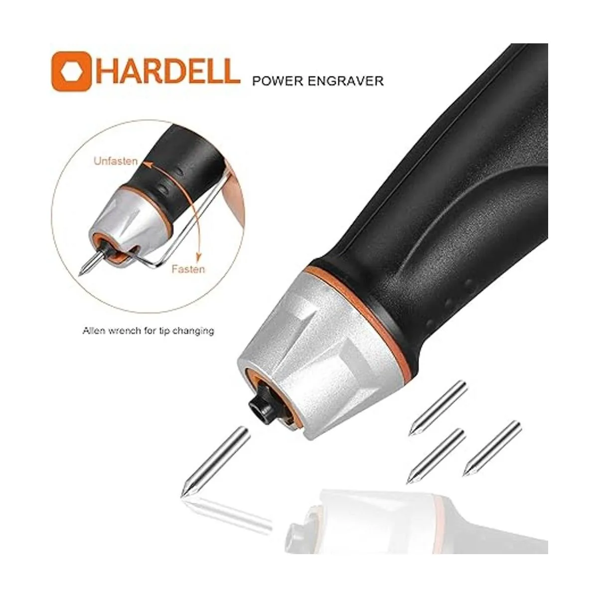 HARDELL Bolígrafo grabador de 24 W herramienta de_3