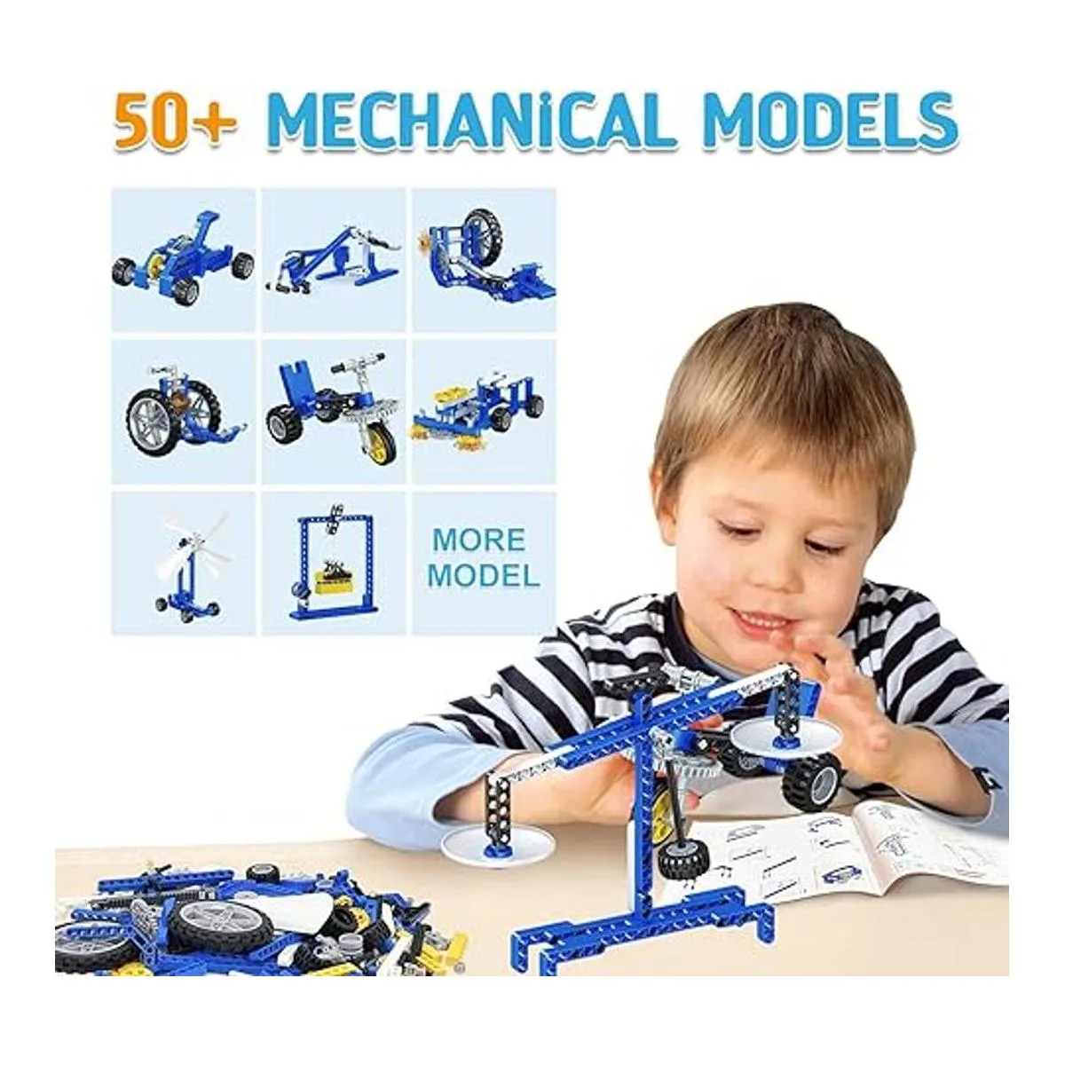 Juguetes de construcción mecánicos para niños 50_2