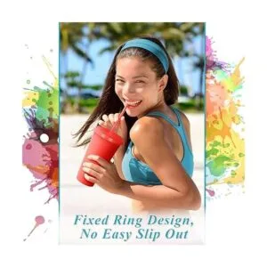 Vaso con popote y tapa botella de agua a granel taza de_3