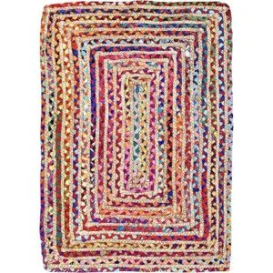 Alfombra trenzada de algodón de yute de 2 x 3 pies_2